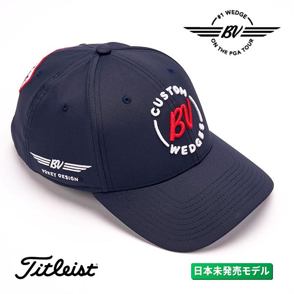 ボーケイ Vokey USA ツアーパフォーマンス フリーサイズ キャップ ネイビー カスタムウェッジ ロゴ Titleist BV design US仕様 タイトリスト