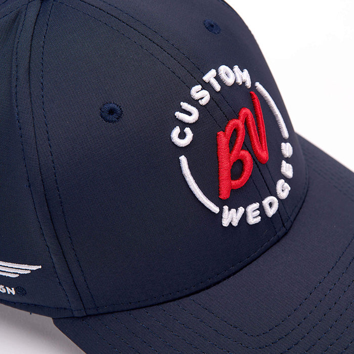 ボーケイ Vokey USA ツアーパフォーマンス フリーサイズ キャップ ネイビー カスタムウェッジ ロゴ Titleist BV design US仕様 タイトリスト