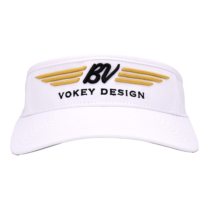 ボーケイ Vokey BVウィング ツアーパフォーマンス フリーサイズ サンバイザー ホワイト Titleist BV design US仕様 タイトリスト バイザー