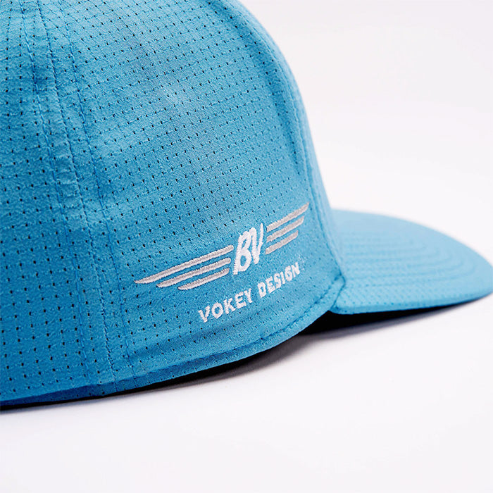 ボーケイ Vokey カスタム ウェッジ ロゴ オーシャンサイド メッシュ キャップ フリーサイズ ライトブルー Cap US仕様 タイトリスト Titleist BV design