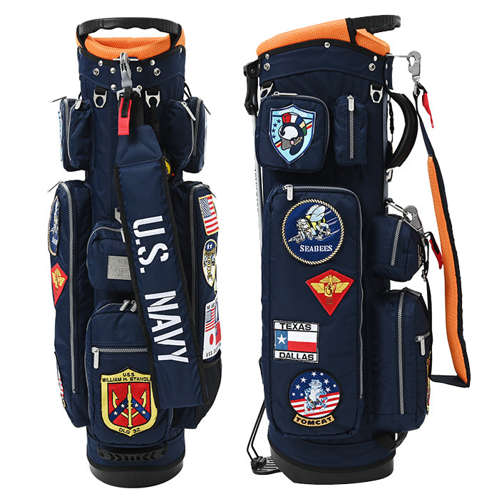 アーミーベースコレクション スタンドバッグ ネイビー ABC-048SB ARMY BASE キャディバッグ NAVY