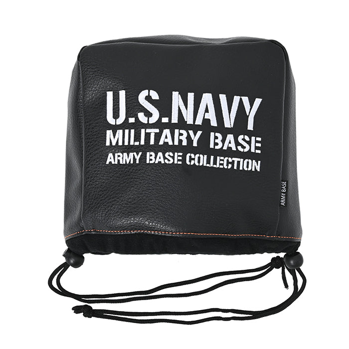アーミーベースコレクション スタンドバッグ US.ネイビー ABC-054SB ARMY BASE キャディバッグ NAVY ブラック／ネイビー