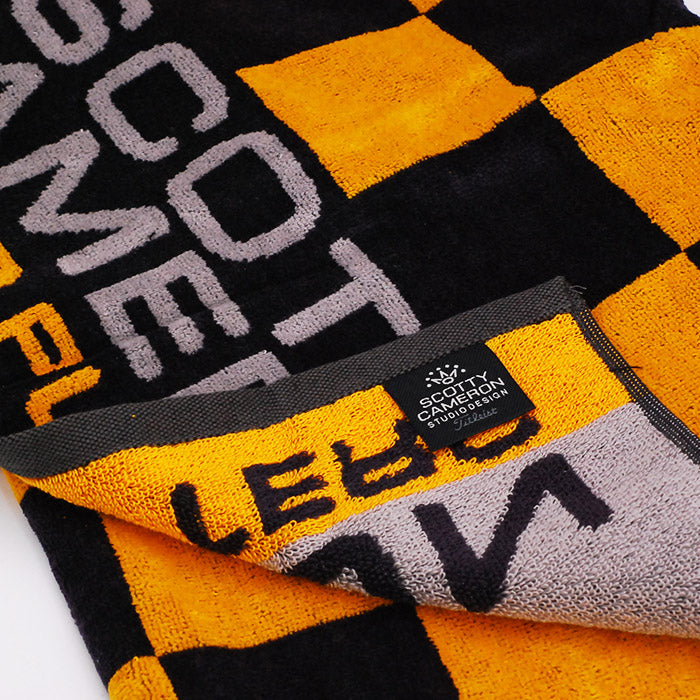スコッティ キャメロン ラウンドタオル チャンピオンズ チョイス イエロー 限定 Champions Choice Towel Scotty Cameron