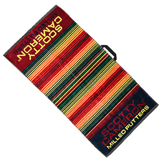 スコッティキャメロン ラウンドタオル セラーぺ レッド/グリーン/イエロー 限定 Serape セラぺ Scotty Cameron キャメロン