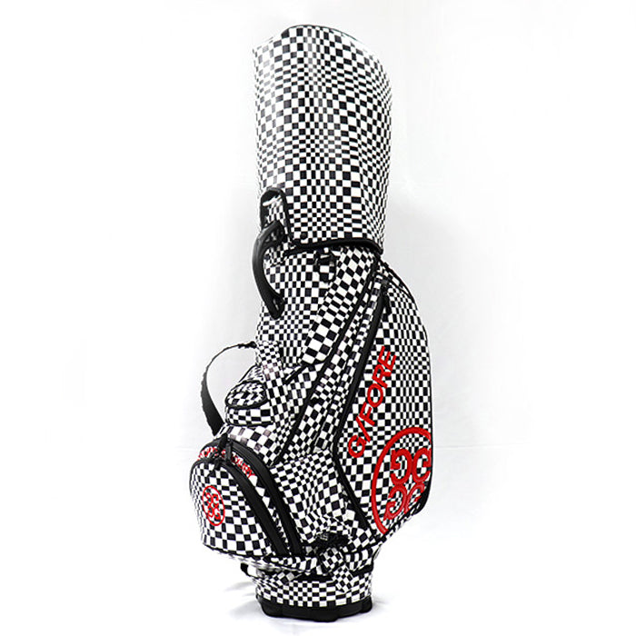 ジーフォア G FORE ツアー キャディバッグ ディストーテッド チェック ツアーバッグ オニキス Distorted Check Tour Bag ONYX G4AS23A21 ゴルフ ジーフォー