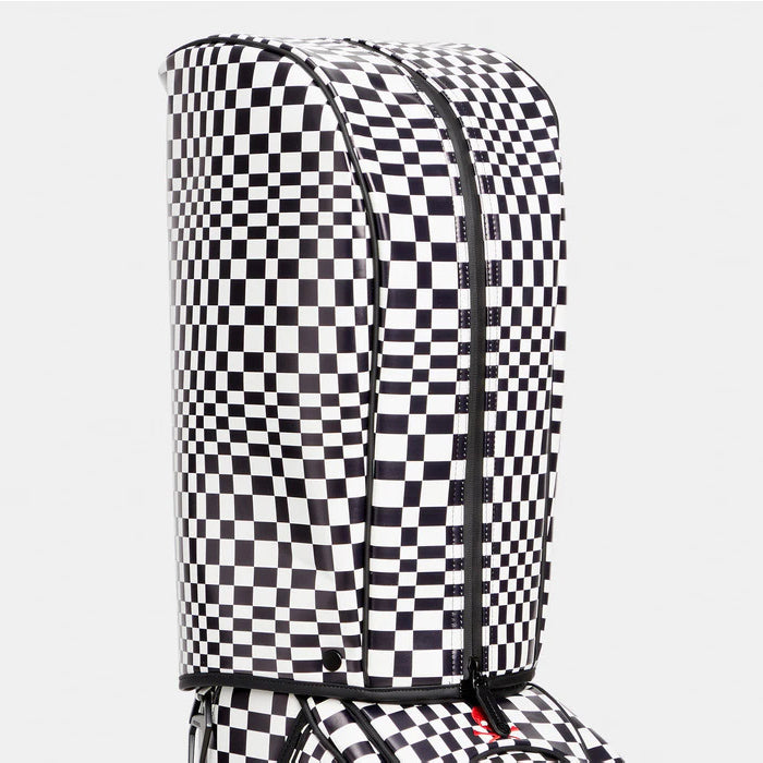 ジーフォア G FORE ツアー キャディバッグ ディストーテッド チェック ツアーバッグ オニキス Distorted Check Tour Bag ONYX G4AS23A21 ゴルフ ジーフォー