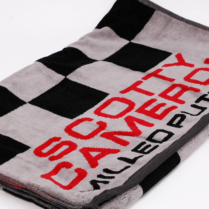 スコッティ キャメロン ラウンドタオル チャンピオンズ チョイス ライトグレー 限定 Champions Choice Towel Scotty Cameron