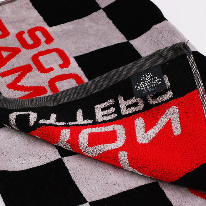 スコッティ キャメロン ラウンドタオル チャンピオンズ チョイス ライトグレー 限定 Champions Choice Towel Scotty Cameron