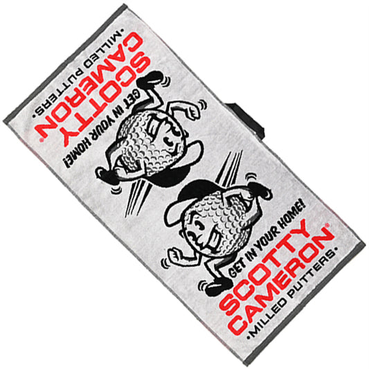 スコッティキャメロン ループ付きラウンドタオル ボーラーボーイ グレー 限定 Scotty Cameron Baller Boy キャメロン