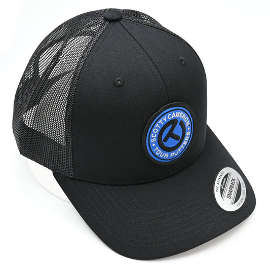 スコッティキャメロン Circle T パッチ スナップバック ブラック メッシュキャップ フリーサイズ Scotty Cameron キャメロン サークルT Cap 026120