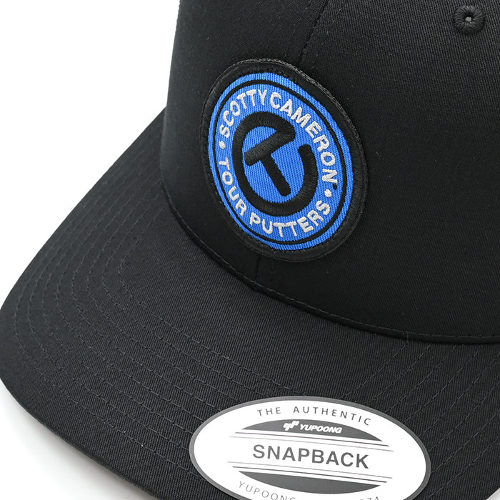 スコッティキャメロン Circle T パッチ スナップバック ブラック メッシュキャップ フリーサイズ Scotty Cameron キャメロン サークルT Cap 026120